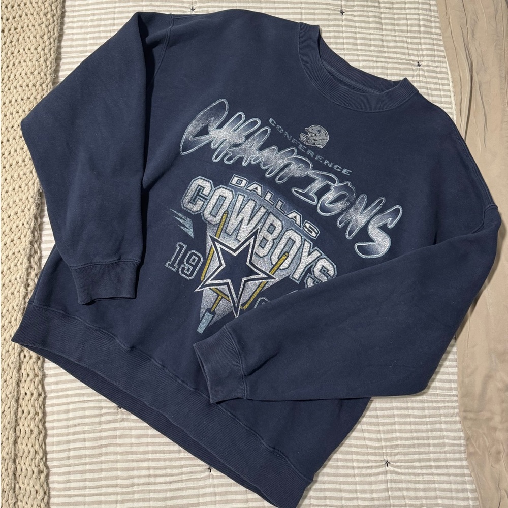 Abercrombie & Fitch | Vintage Oversized Cowboys Crew Neck Sweatshirt - Size M